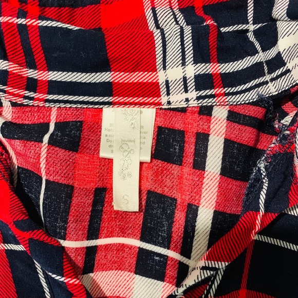 Le&g Plaid Red, Black, and White Dress - Picture 3 of 3